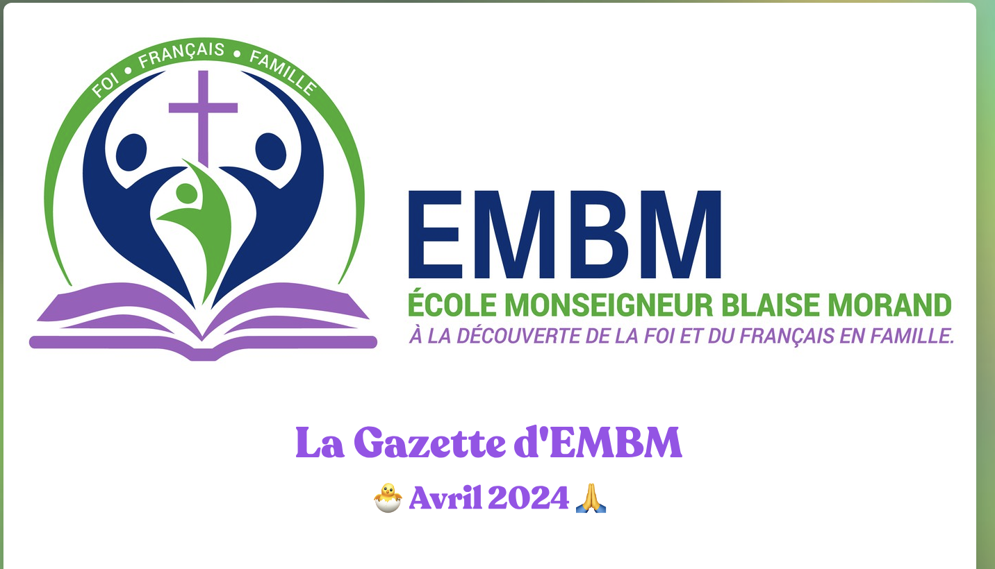 EMBM APRIL Newsletter