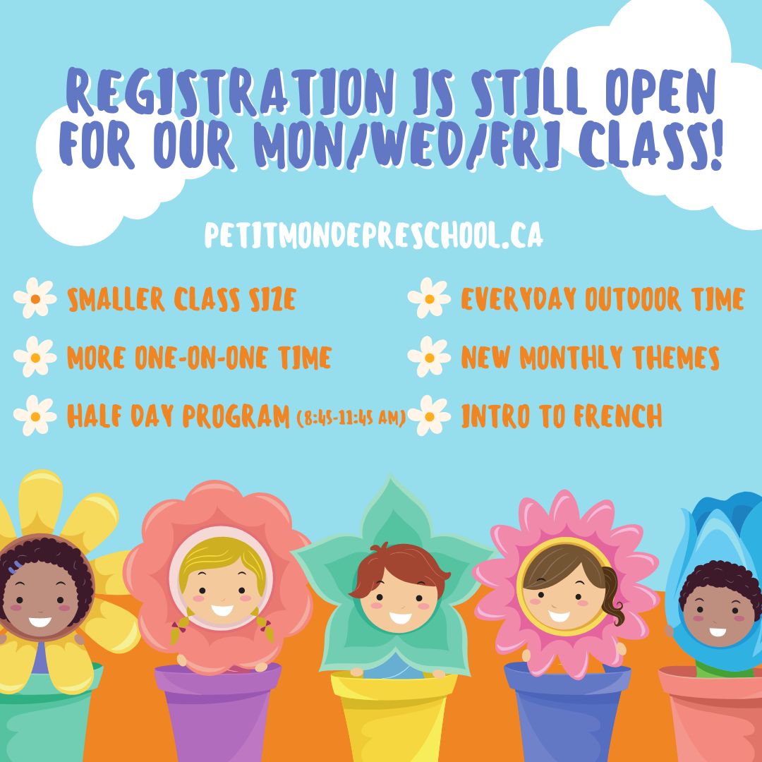 Petit Monde pre-school registration