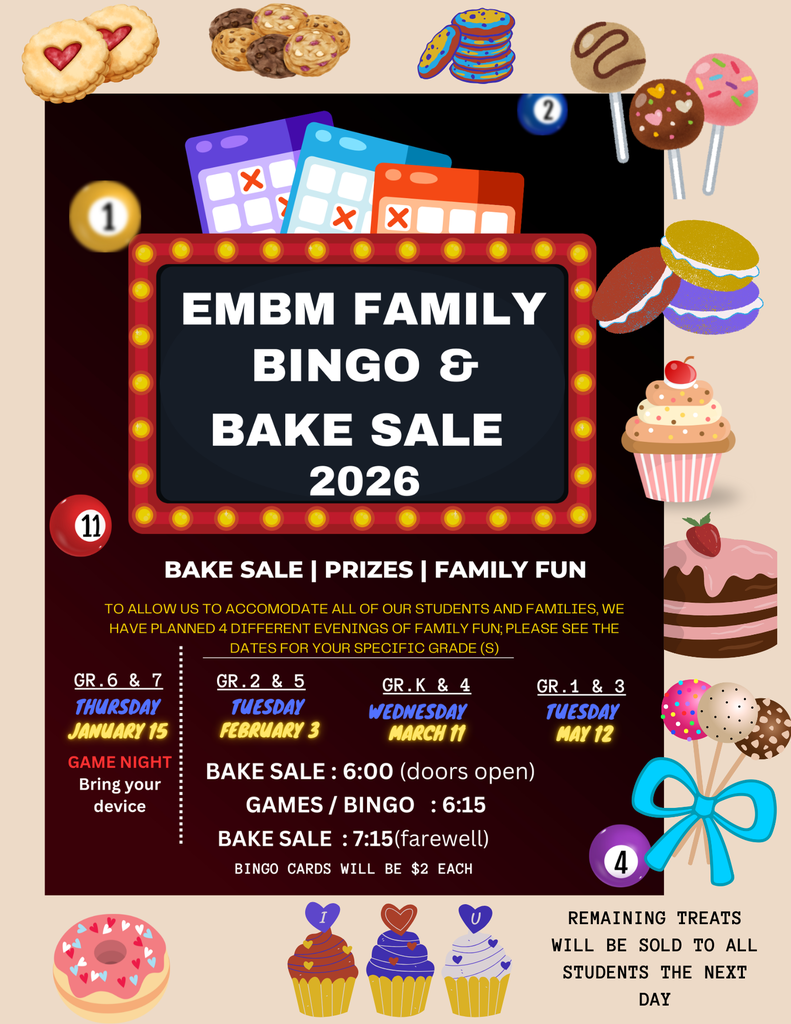 Games/Bingo Nights - Bake Sales