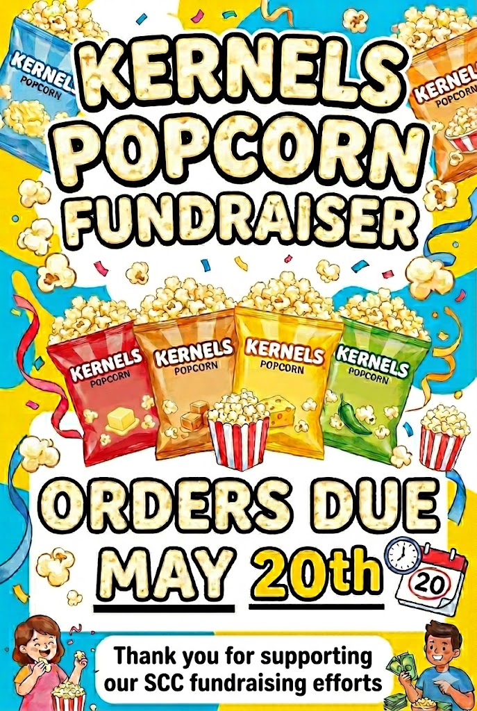 SCC Kernels Popcorn fundraiser 🍿