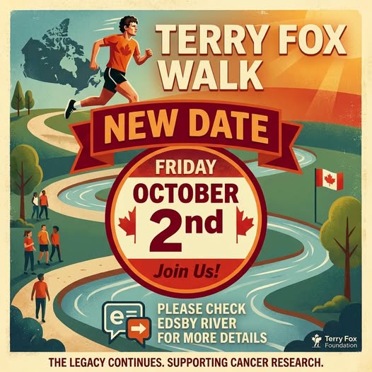 📢NEW DATE - Terry Fox Walk - Friday, October 2nd