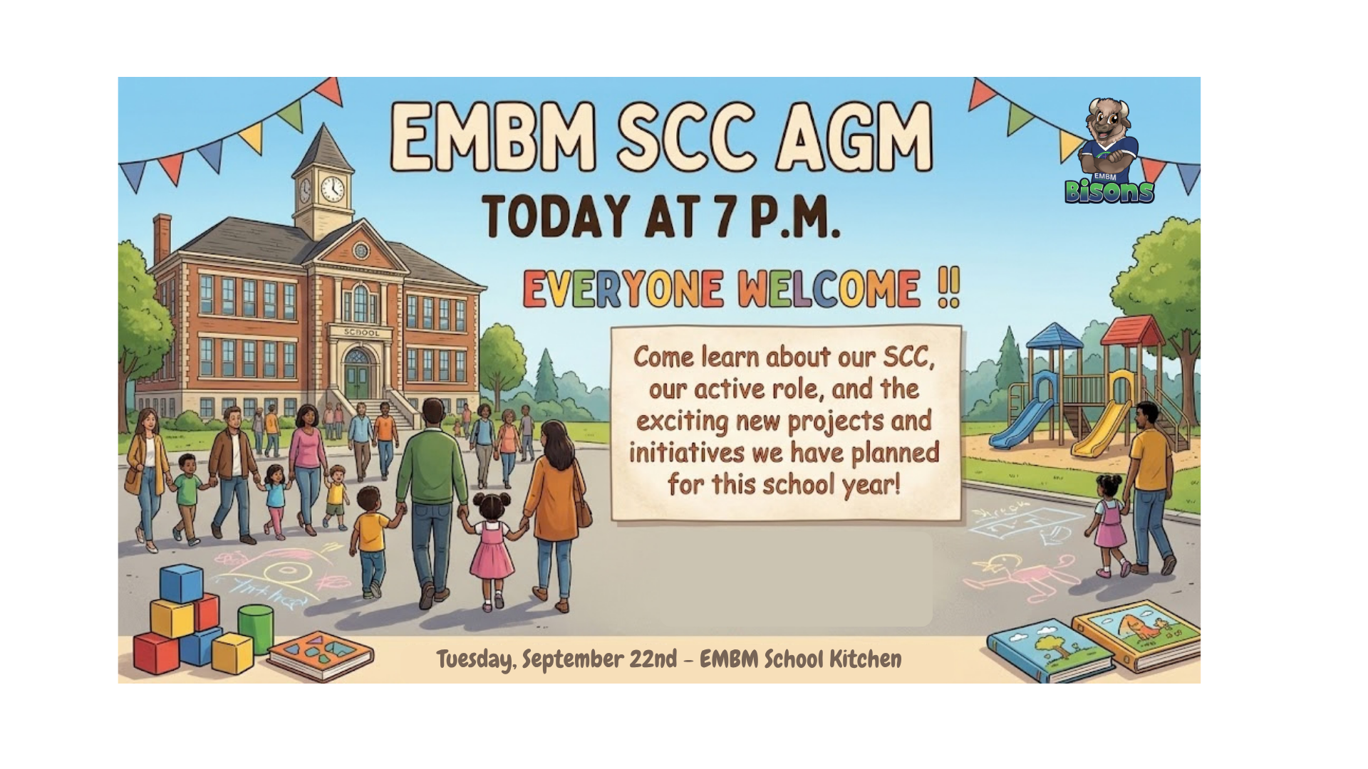 📢SCC AGM tonight at 7 p.m. - Everyone welcome
