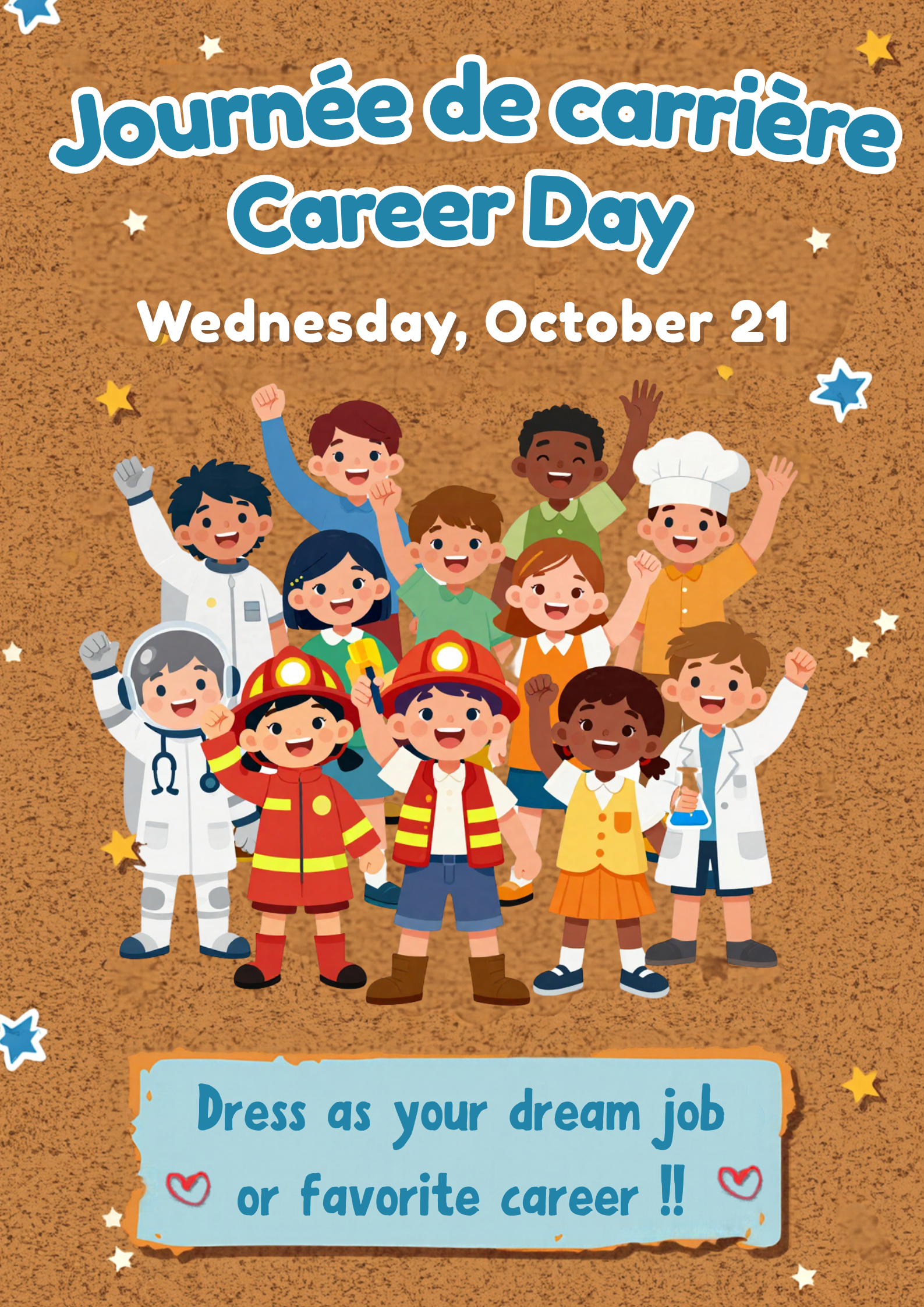 🥼👮🏻👨🏻‍🚒 Career Day - Wednesday, October 21st