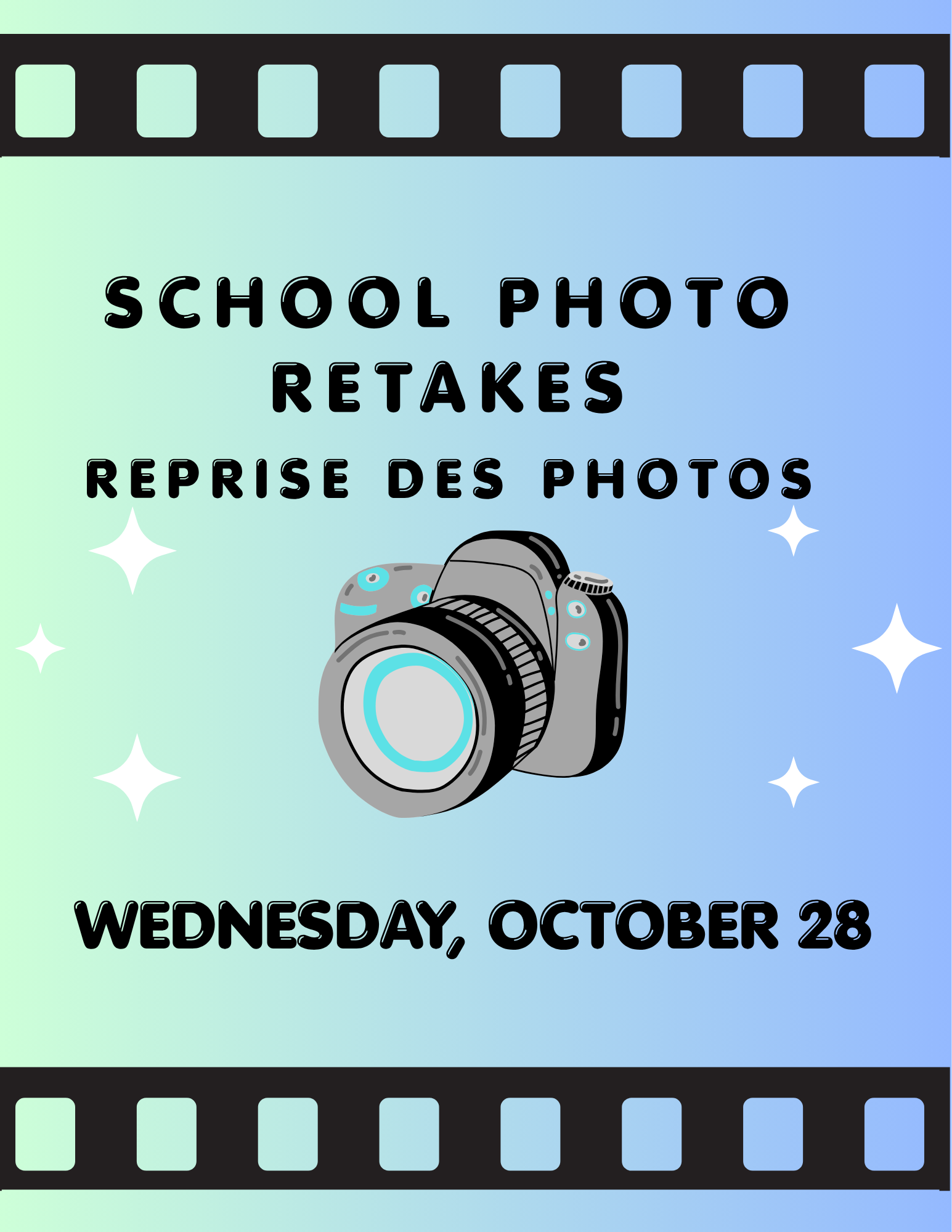 📸School photo retakes - this week